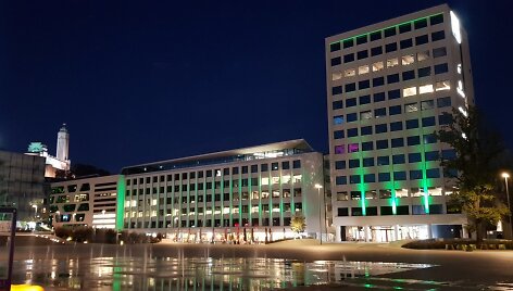 Savaitgalį žaliai nu&scaron;viesti miestai kvies atkreipti dėmesį į psichinę sveikatą