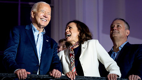 JAV prezidentas Joe Bidenas ir viceprezidentė Kamala Harris