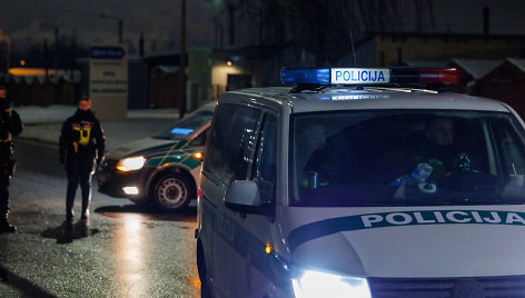 Technikos gatvė saugoma policijos