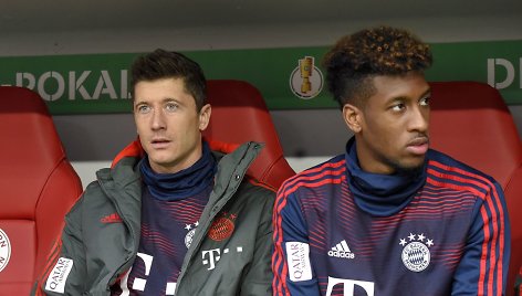 Robertas Lewandowskis ir Kingsley Comanas