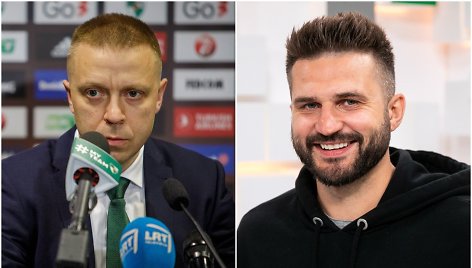 Linas Kleiza stebisi Pauliaus Motiejūno ėjimais Kauno „Žalgiryje“