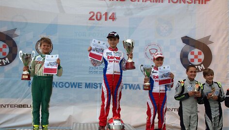 Lenkijos kartingo čempionato akimirka