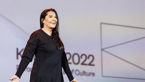Marinos Abramović paskaita Kaune / Eriko Ovčarenko nuotr.