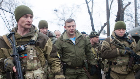 Donecko teroristų vadeiva Aleksandras Zacharčenka