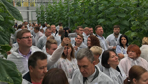 Atvirų durų dienoje svečiai galėjo i&scaron;vysti kaip funkcionuoja pirmasis Kėdainių rajone itin modernus &scaron;iltnamių kompleksas