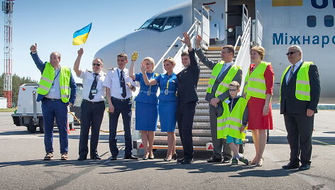 Naujų skrydžių atidarymas Palangoje
