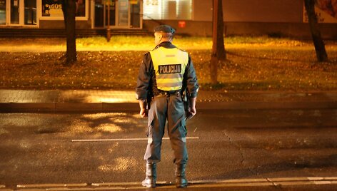 &Scaron;iaulių policija užtvėrė Tilžės gatvę