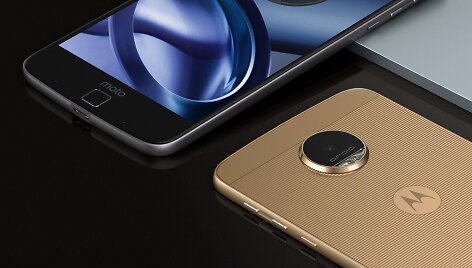 &bdquo;Motorola&ldquo; pristatė modulinius telefonus &bdquo;Moto Z&ldquo; ir &bdquo;Moto Z Force&ldquo;