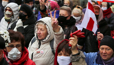 Protestuotojai Baltarusijoje