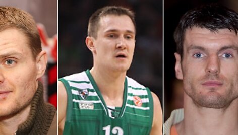 Tadas Klimavičius, Renaldas Seibutis, Paulius Jankūnas, K&scaron;i&scaron;tofas Lavrinovičius, Robertas Javtokas