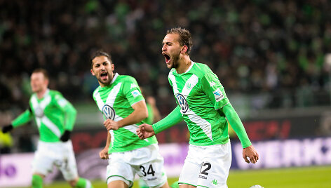 &bdquo;Wolfsburg&ldquo; ekipos pergalė prie&scaron; &bdquo;Bayern&ldquo;