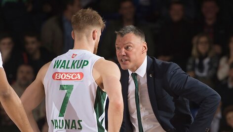 &Scaron;arūnas Jasikevičius ir Thomasas Walkupas
