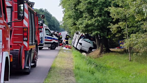 Autobuso avarija Lenkijoje