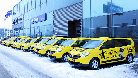 „Dacia Lodgy“ taksi automobiliai