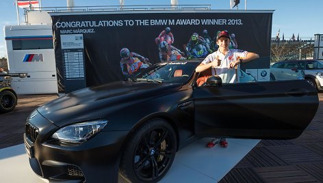 Marcas Marquezas šalia BMW M6