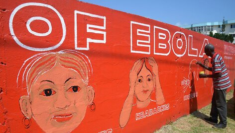 Ebolos virusas siaučia vakarų Afrikoje