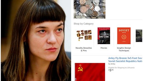 R.Morkūnaitė-Mikulėnienė: „Amazon“ turėtų nepardavinėti prekių su sovietine simbolika