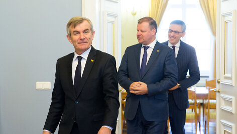 Viktoras Pranckietis, Saulius Skvernelis ir Vytautas Bakas