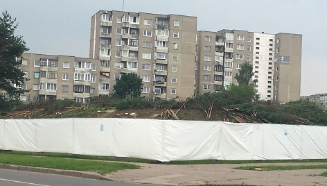 Būsimojo &bdquo;Lidl&ldquo; prekybos centro statybvietė