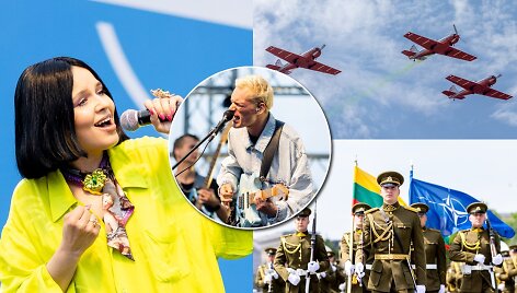 NATO festivalis Vilniuje prie Baltojo tilto