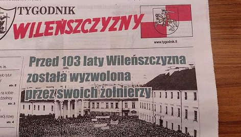 „Tygodnik Wileńszczyzny“ straipsnis apie Vilniaus krašto „išlaisvinimą“