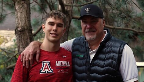 Motiejus Krivas ir Arvydas Sabonis