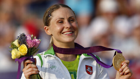 Laura Asadauskaitė Londono olimpinėse žaidynėse i&scaron;kovojo aukso medalį.