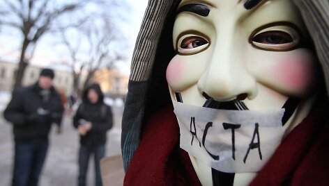 Protestai dėl ACTA sutarties praeitais metais vyko ir Lietuvoje
