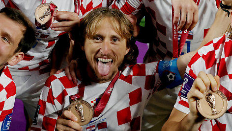Luka Modričius ir Kroatijos rinktinė iškovojo pasaulio čempionato bronzą.