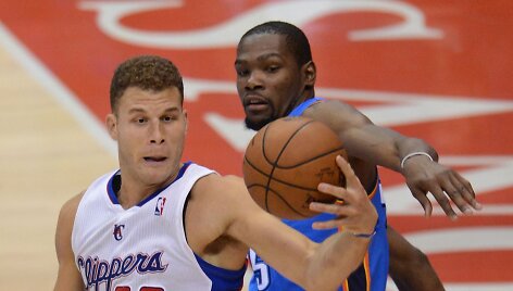 Blake'as Griffinas ir Kevinas Durantas