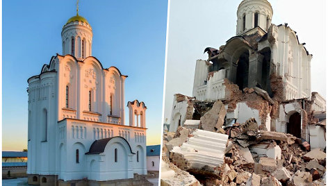Nuo karo pradžios Ukrainoje nukentėjo apie 300 kultūros objektų