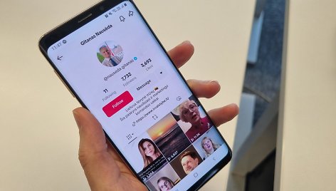 Netikra G.Nausėdos paskyra „TikTok“ socialiniame tinkle