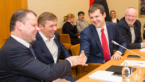 Saulius Skvernelis ir Gintautas Paluckas