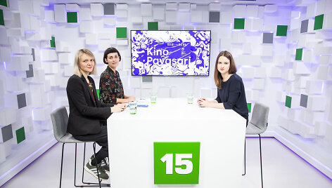 15min studijoje &ndash; Kino pavasario programos sudarytojos Mantė Valiūnaitė ir Dovilė Raustytė