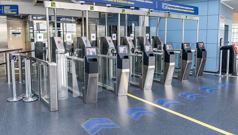 Automatiniai patikros vartai Vilniaus oro uoste