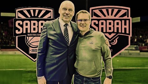 Rimas Kurtinaitis ir Valdas Dambrauskas