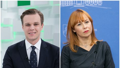 Gabrielius Landsbergis ir Jurgita Petrauskienė