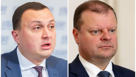 Erikas Bėrontas ir Saulius Skvernelis
