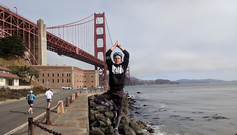 Visur ramu, jeigu viduje ramu JAV &ndash; San Fransisko tiltas
