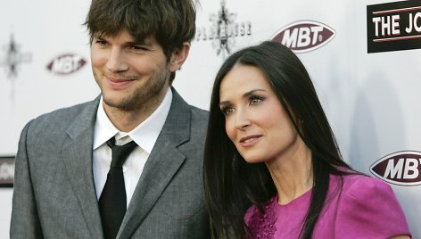 Ashtonas Kutcheris ir Demi Moore