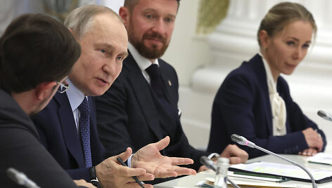 Vladimiras Putinas susitikime su verslininkais