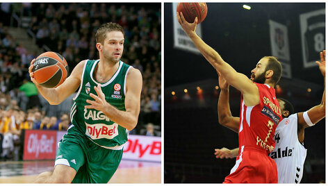 Mantas Kalnietis ir Vassilis Spanoulis