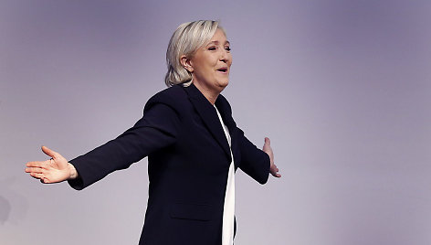 NF vadovė Marine Le Pen