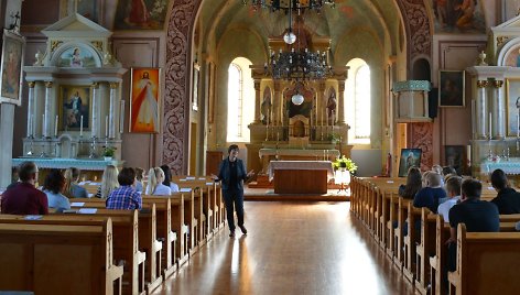 Marija Lūžytė į bažnyčią dažnai veda ekskursijas