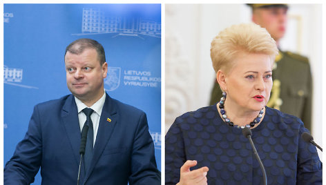 Saulius Skvernelis, Dalia Grybauskaitė