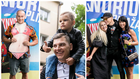 Andrius Pauliukevičus, Rolandas Mackevičius su sūnumi Motiejumi, Indrė Stonkuvienė, Algis Kri&scaron;čiūnas, Jurga Baltrukonytė