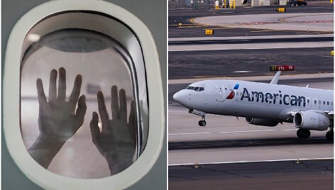 &bdquo;American Airlines&ldquo; lėktuve užsidegė kompiuteris