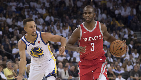 Stephenas Curry ir Chrisas Paulas