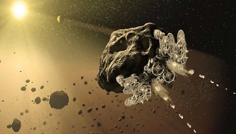 Asteroidas gali virsti kosminiu laivu