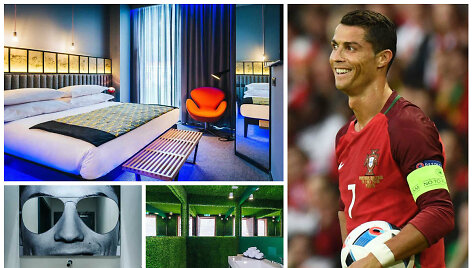 Cristiano Ronaldo vie&scaron;butis &bdquo;Pestana CR7&ldquo; Madeiros saloje